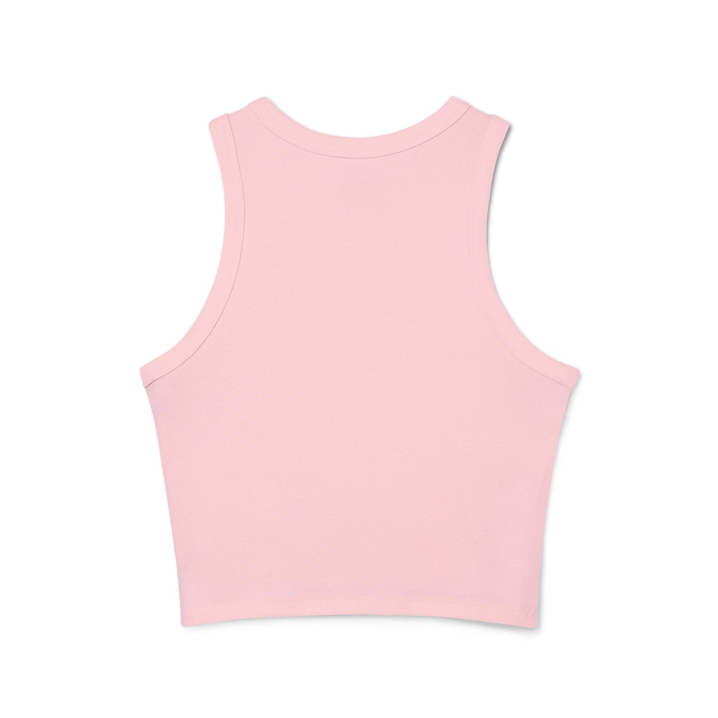 Racer Tank Top - Chic Micro Rib Texture - Athletic Heather